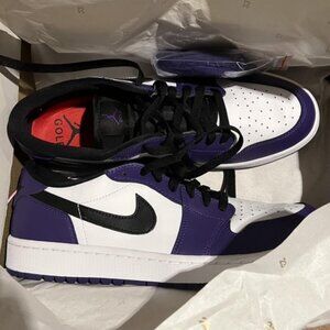 Jordan 1 Low Golf Court Purple